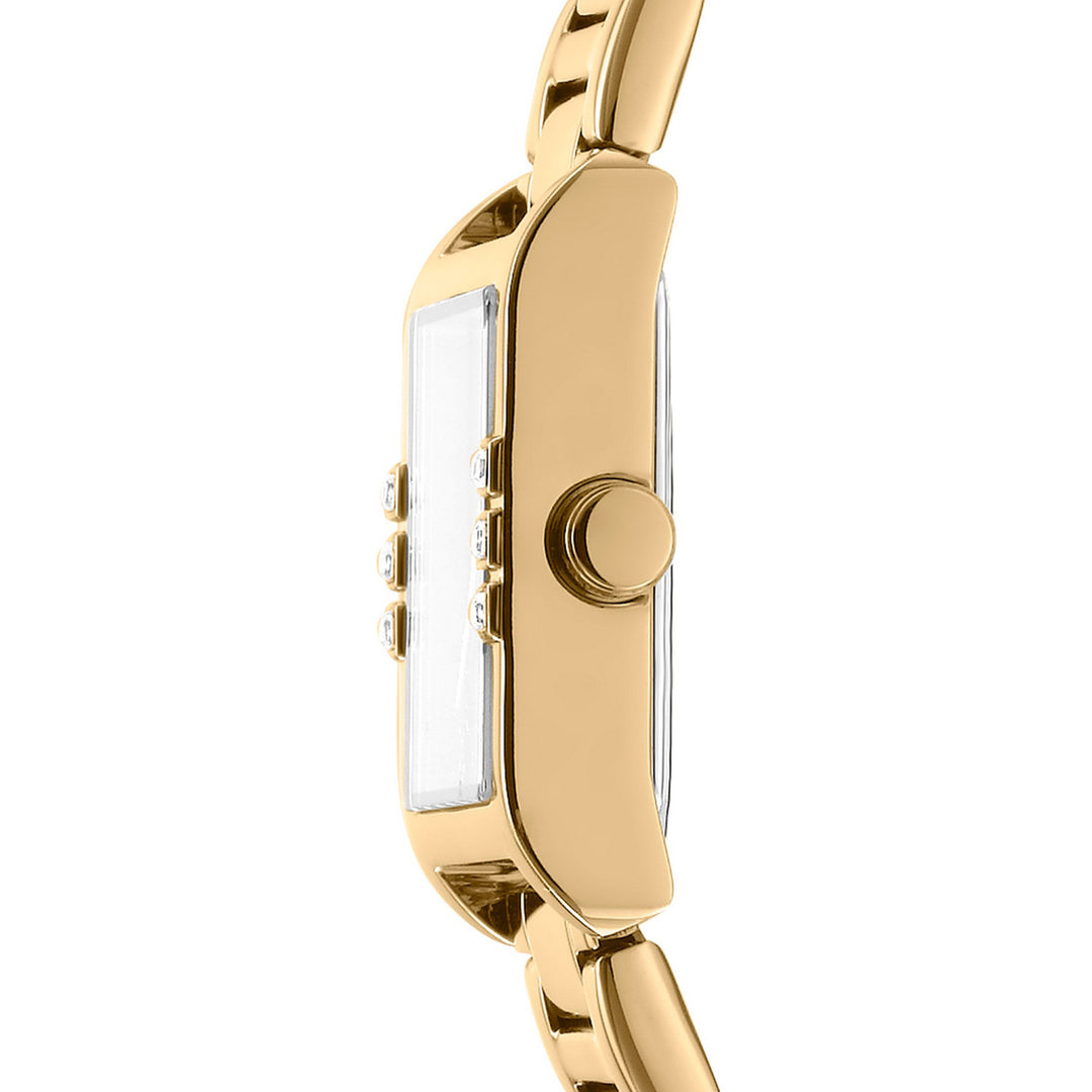 Westside Glitz Quartz Silver Rectangular Dial Women's Watch - DK1L008M0065