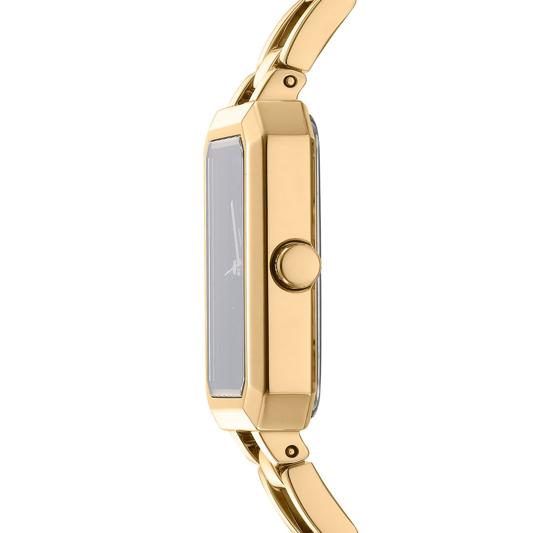 Uptown Midi Quartz Black Rectangular Dial Women's Watch - DK1L009M0015