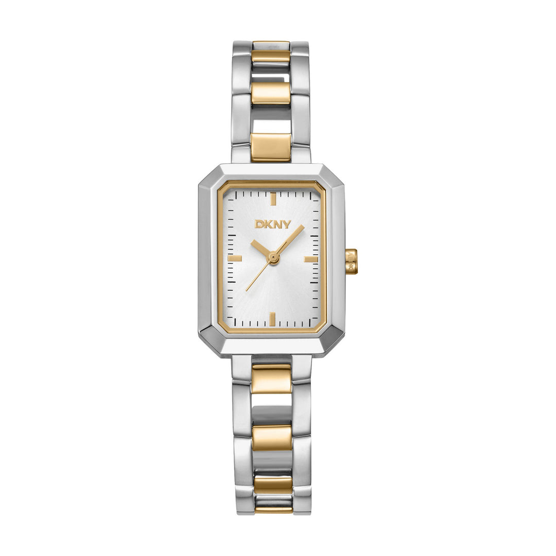 Uptown Midi Quartz Silver Rectangular Dial Women's Watch - DK1L009M0035