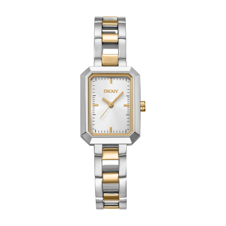 Uptown Midi Quartz Silver Rectangular Dial Women's Watch - DK1L009M0035