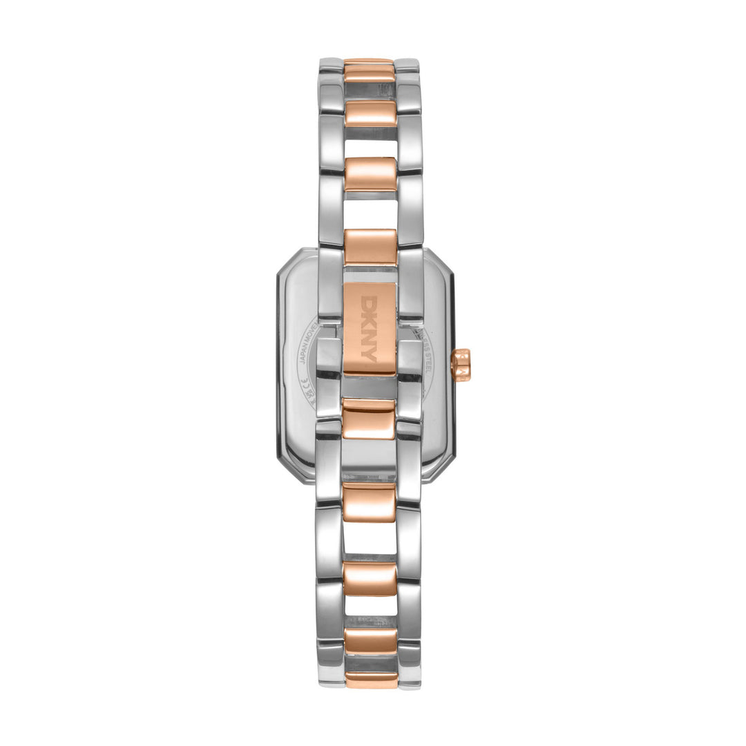 Uptown Midi Quartz Silver Rectangular Dial Women's Watch - DK1L009M0045