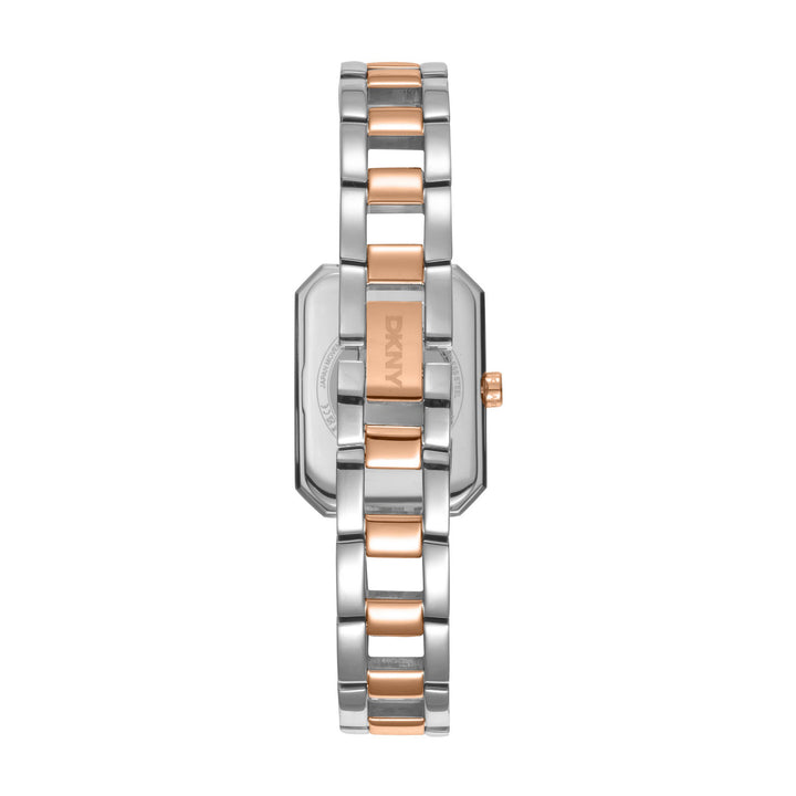 Uptown Midi Quartz Silver Rectangular Dial Women's Watch - DK1L009M0045