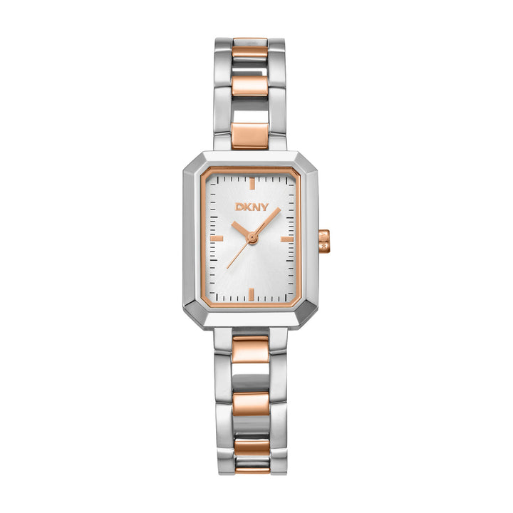 Uptown Midi Quartz Silver Rectangular Dial Women's Watch - DK1L009M0045