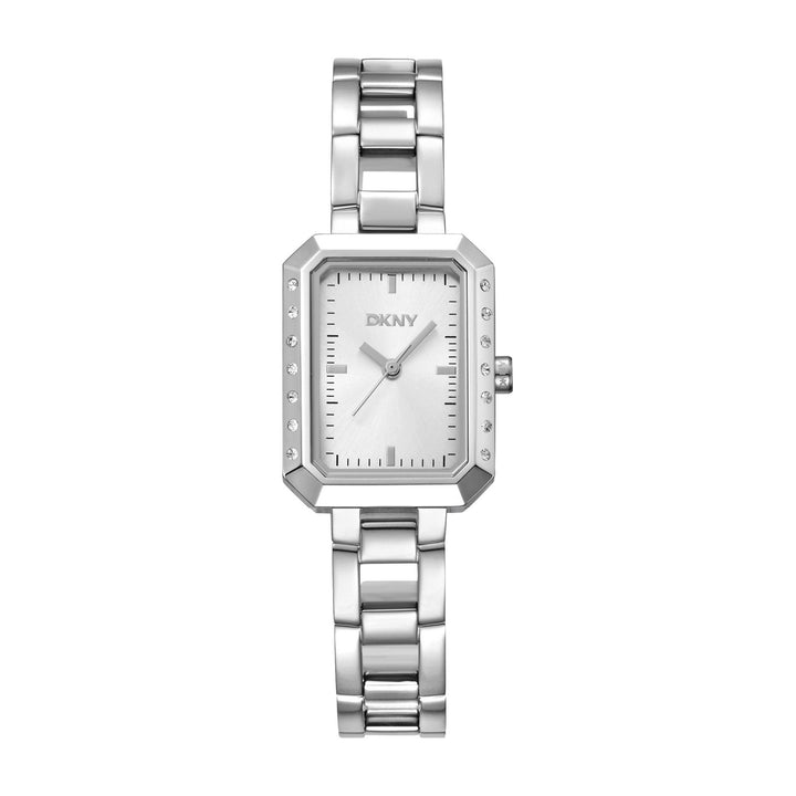 Uptown Glitz Quartz Silver Rectangular Dial Women's Watch - DK1L010M0015