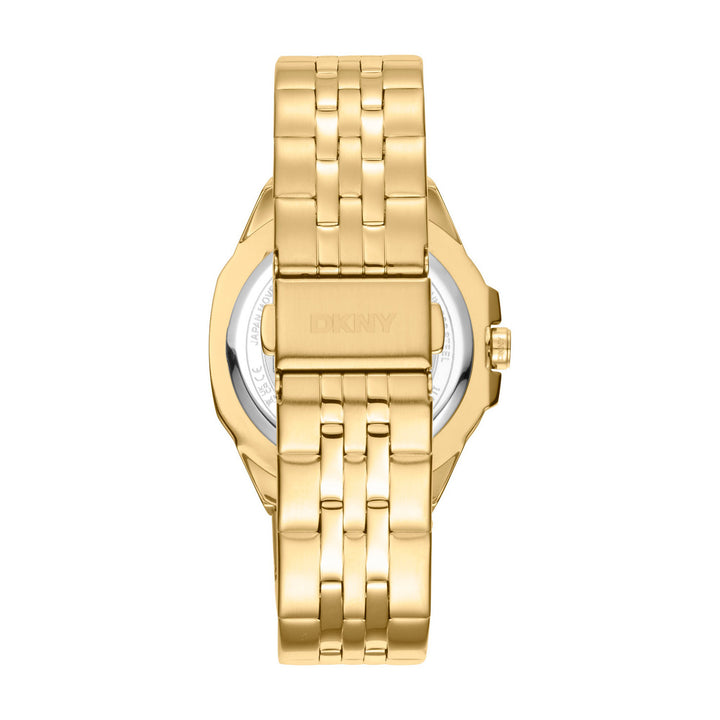 Brooklyn Maxi Quartz Gold Round Dial Women's Watch - DK1L011M0045