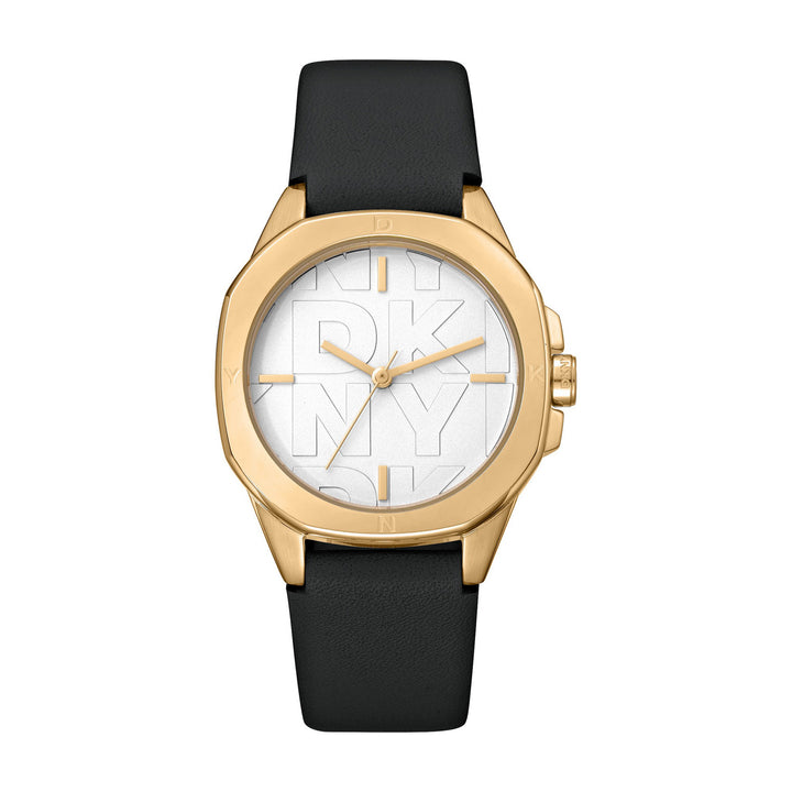 Brooklyn Midi Quartz Silver Round Dial Women's Watch - DK1L012L0025
