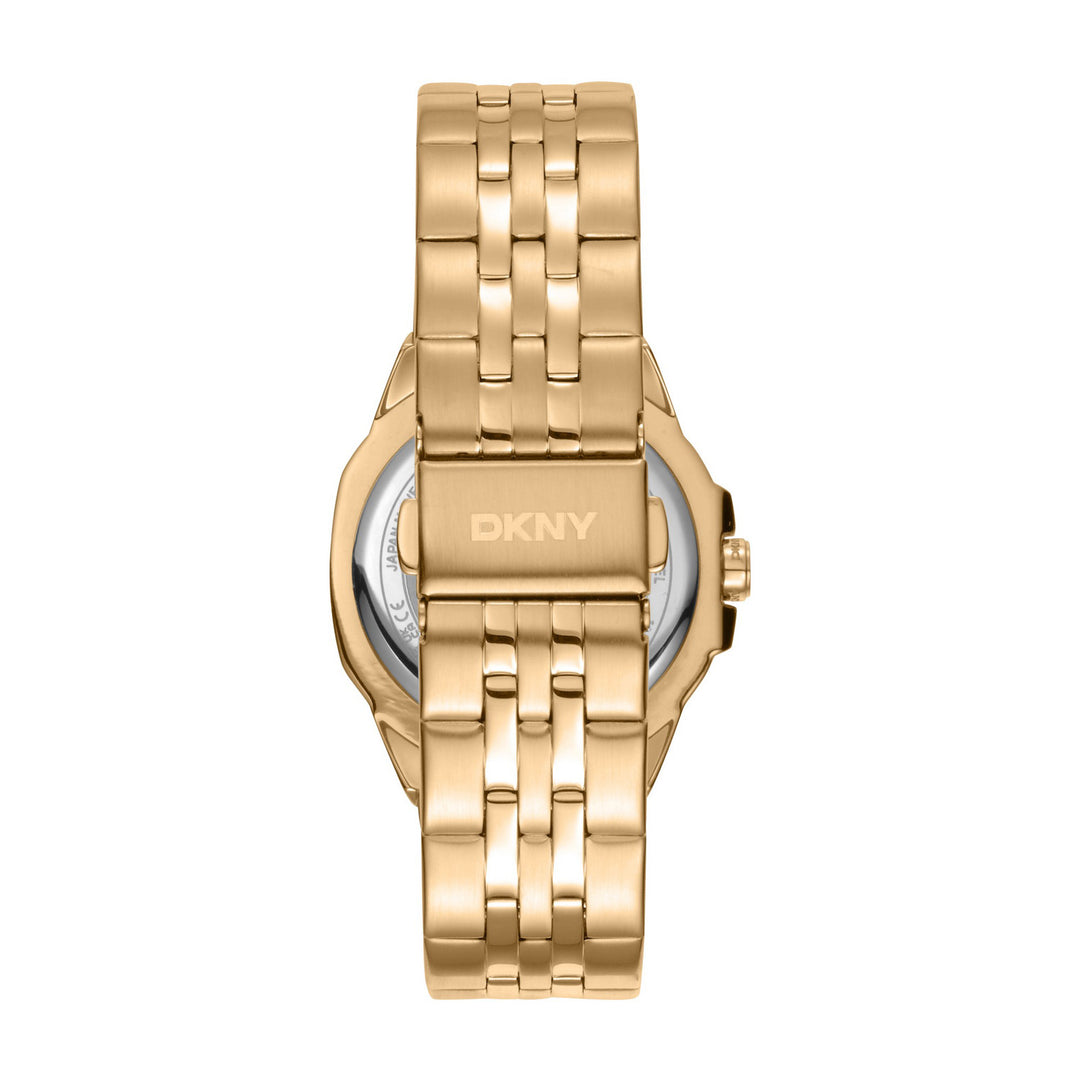 Brooklyn Midi Quartz Gold Round Dial Women's Watch - DK1L012M0065