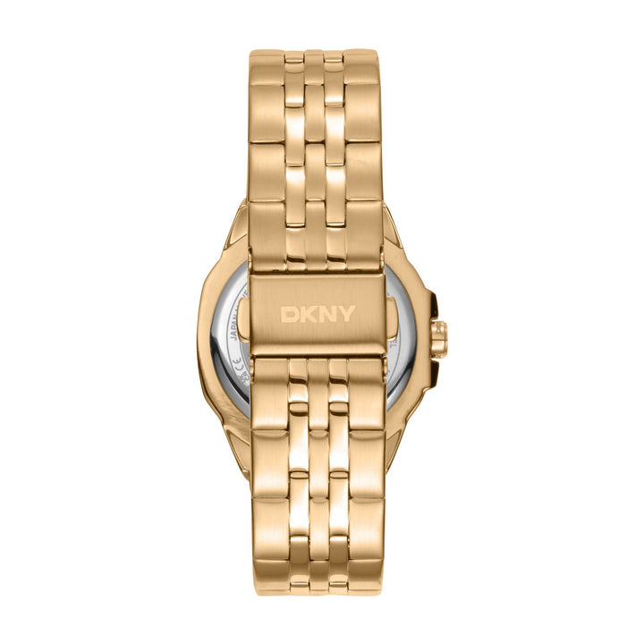 Brooklyn Midi Quartz Gold Round Dial Women's Watch - DK1L012M0065