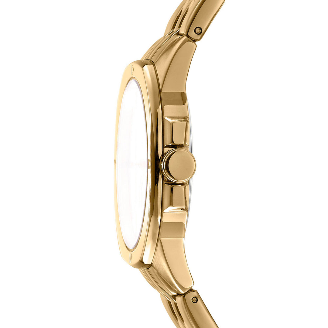 Brooklyn Midi Quartz Gold Round Dial Women's Watch - DK1L012M0065