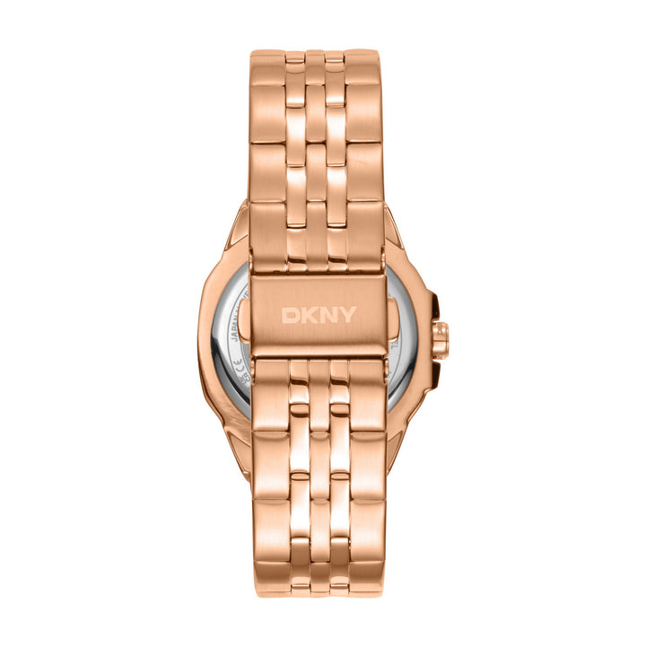 Brooklyn Midi Quartz Rose Gold Round Dial Women's Watch - DK1L012M0075