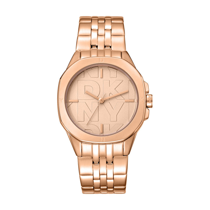 Brooklyn Midi Quartz Rose Gold Round Dial Women's Watch - DK1L012M0075