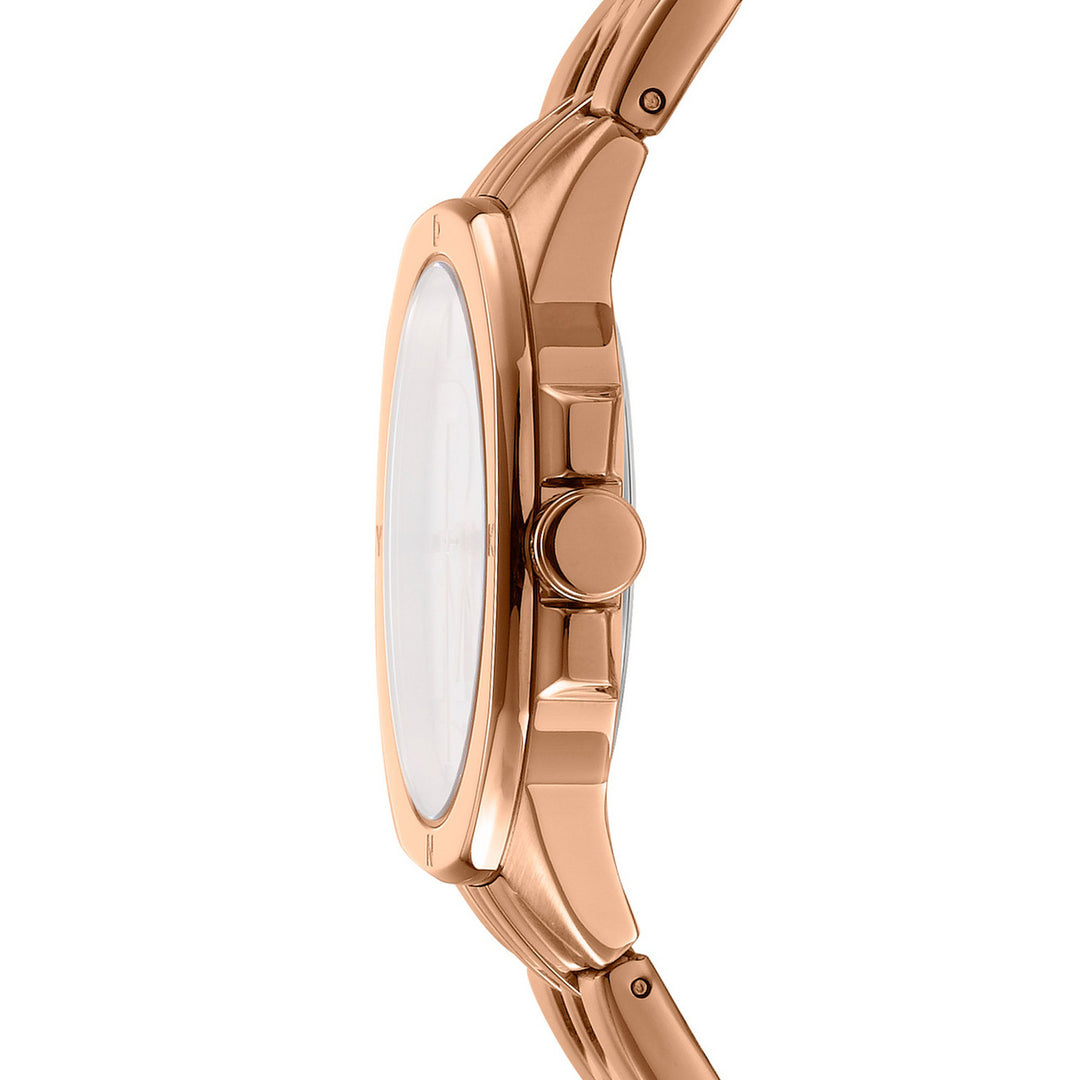 Brooklyn Midi Quartz Rose Gold Round Dial Women's Watch - DK1L012M0075