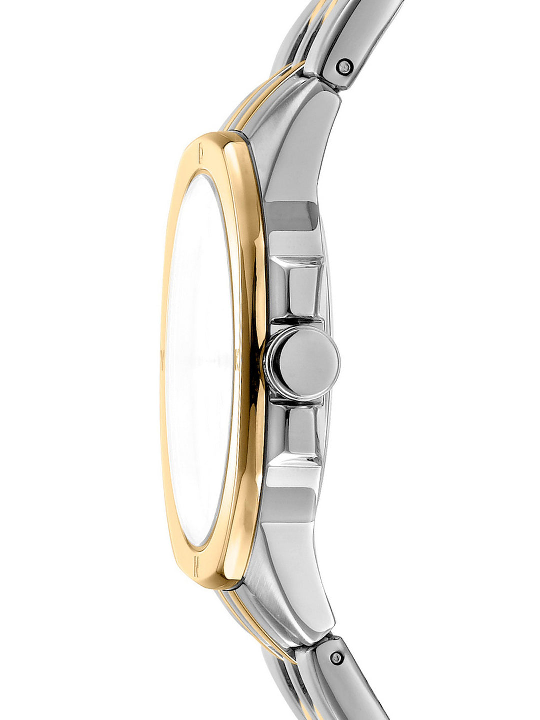 Brooklyn Midi Quartz Silver Round Dial Women's Watch - DK1L012M0085