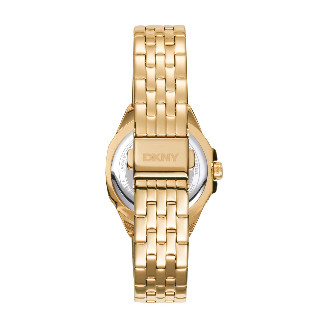 Brooklyn Mini Quartz Silver Round Dial Women's Watch - DK1L013M0065