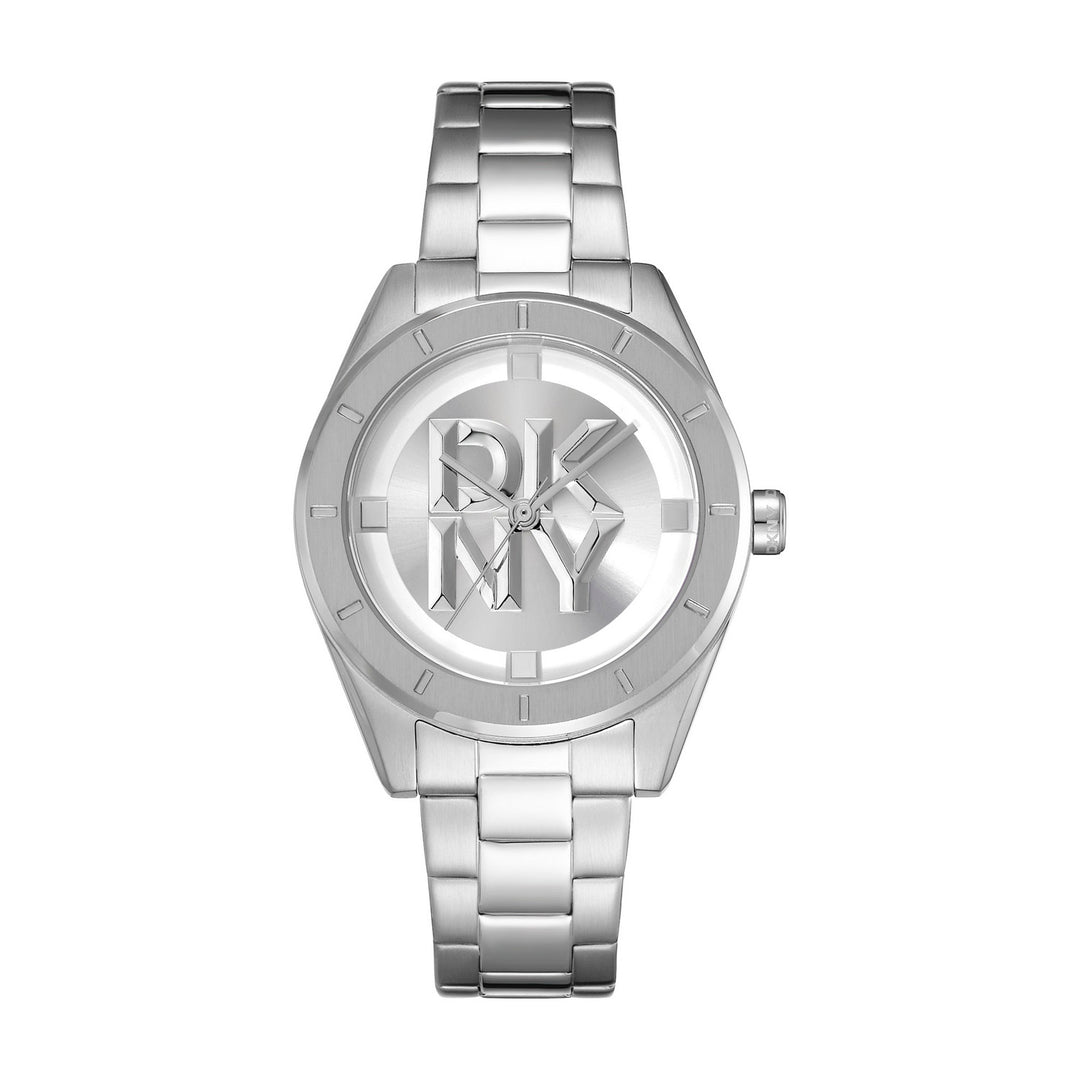Chambers Midi Quartz Silver Round Dial Women's Watch - DK1L016M0045
