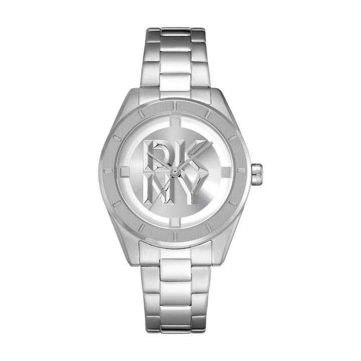 Chambers Midi Quartz Silver Round Dial Women's Watch - DK1L016M0045