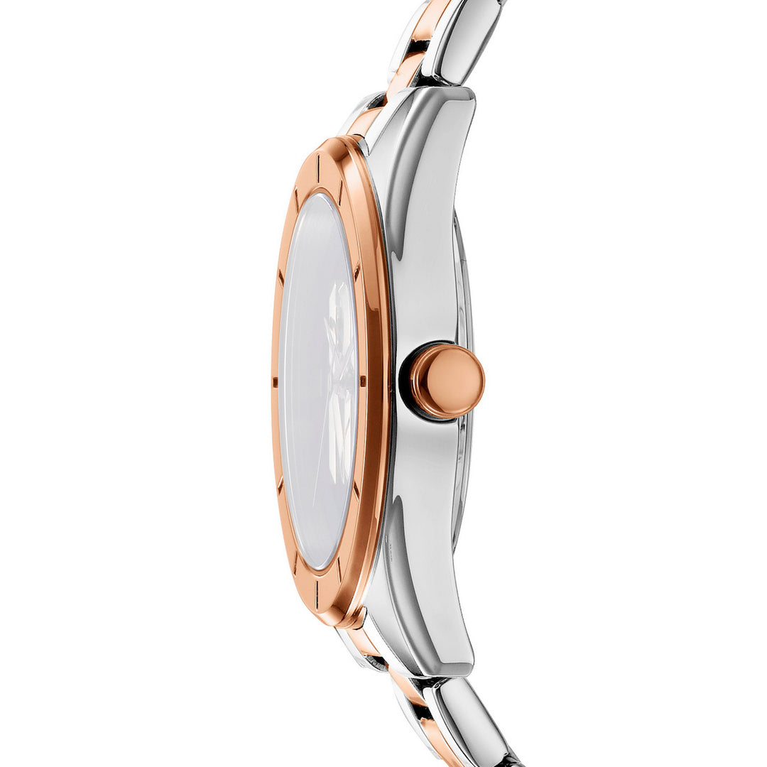 Chambers Midi Quartz Silver Round Dial Women's Watch - DK1L016M0105