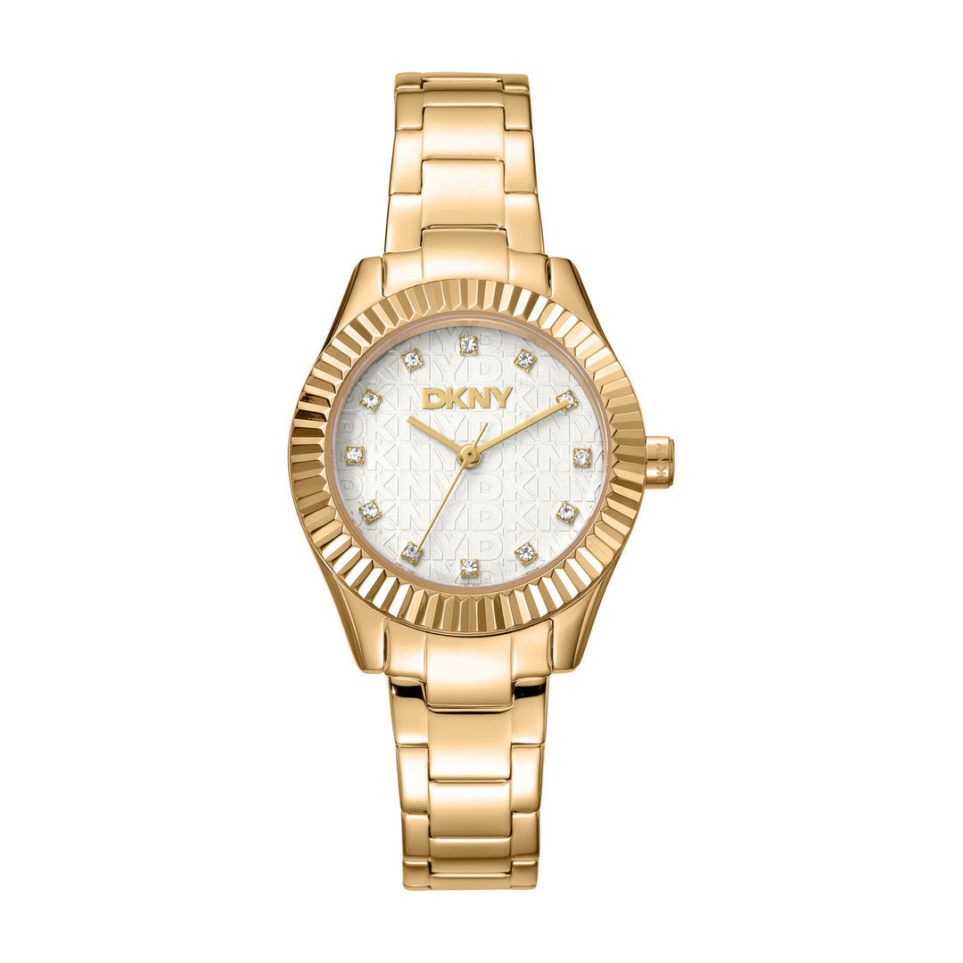 Chambers Glitz Quartz Silver Round Dial Women's Watch - DK1L017M0055
