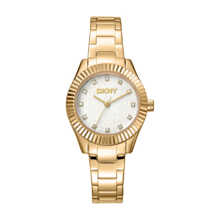 Chambers Glitz Quartz Silver Round Dial Women's Watch - DK1L017M0055