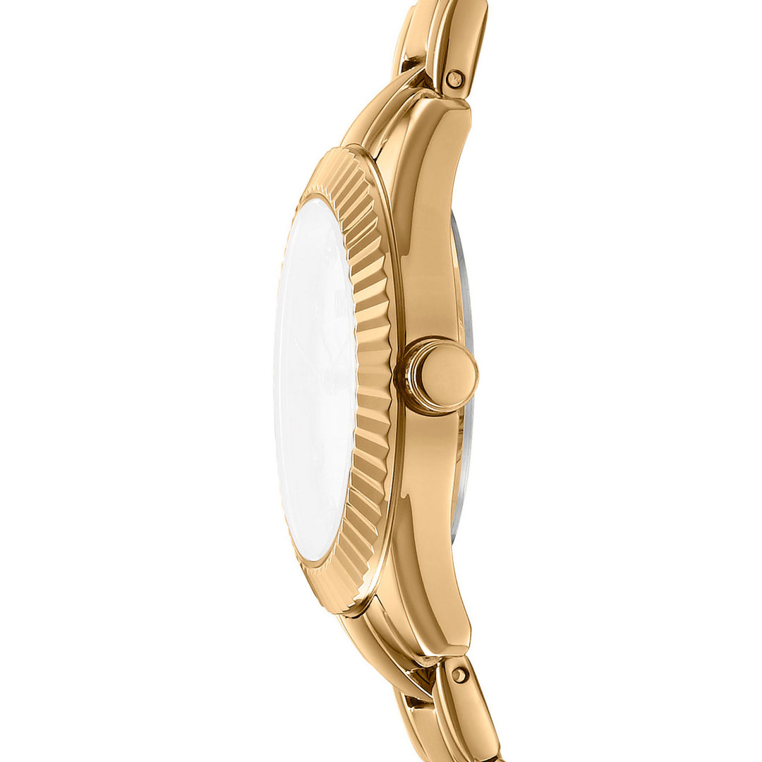 Chambers Glitz Quartz Silver Round Dial Women's Watch - DK1L017M0055