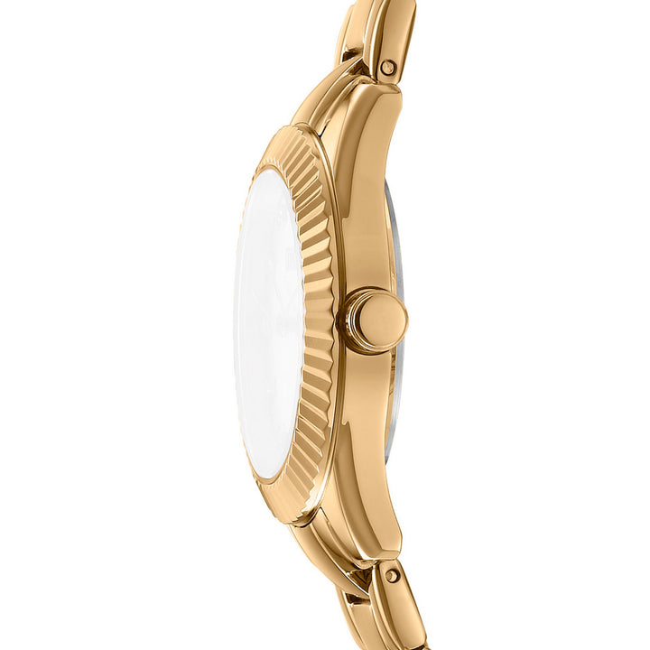 Chambers Glitz Quartz Silver Round Dial Women's Watch - DK1L017M0055