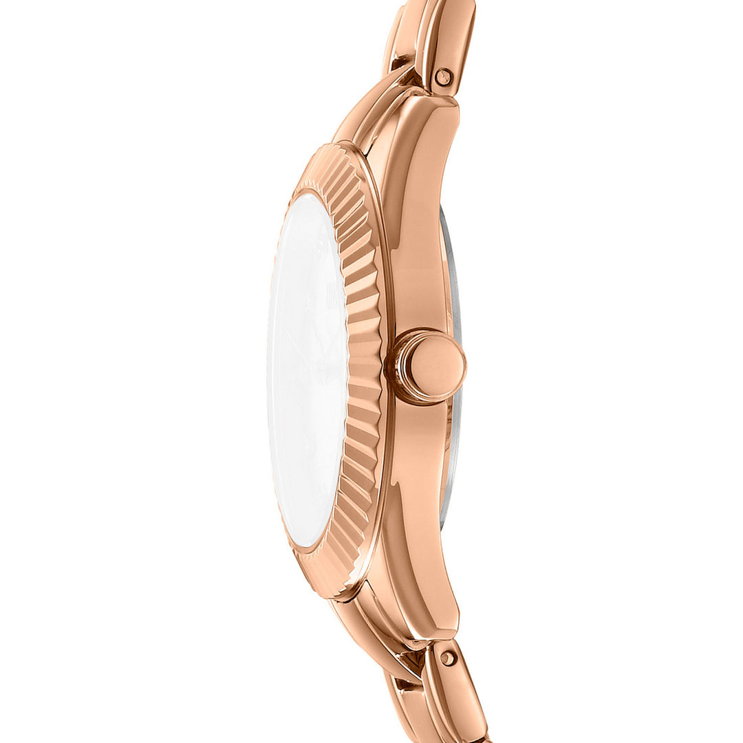 Chambers Glitz Quartz Silver Round Dial Women's Watch - DK1L017M0065