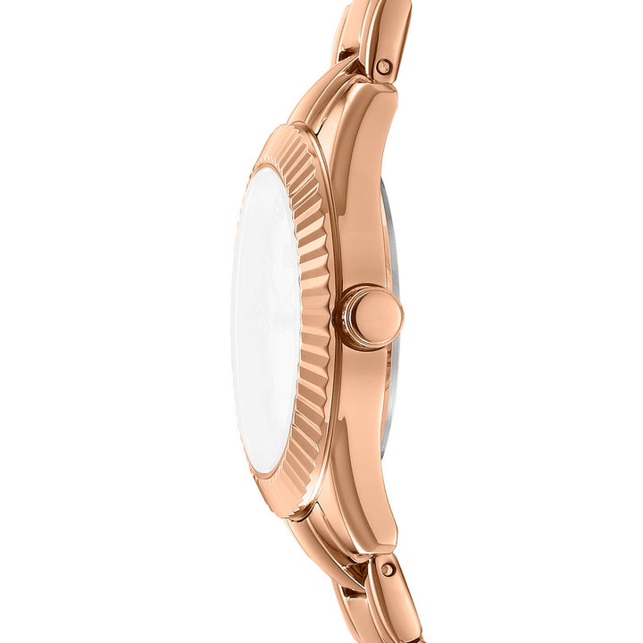 Chambers Glitz Quartz Silver Round Dial Women's Watch - DK1L017M0065