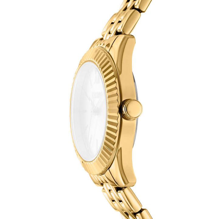 Everyday Quartz Gold Round Dial Women's Watch - DK1L017M1065