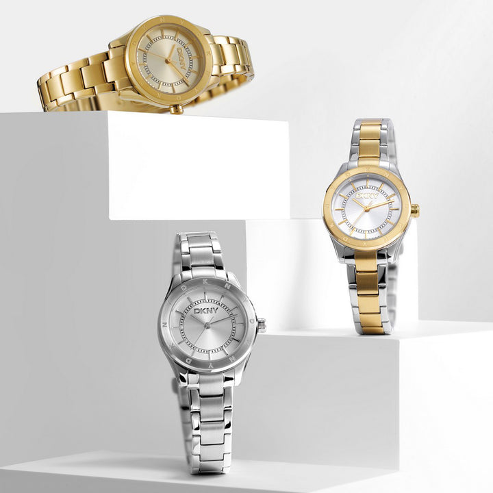 Chambers Sport Quartz Silver Round Dial Women's Watch - DK1L018M0055
