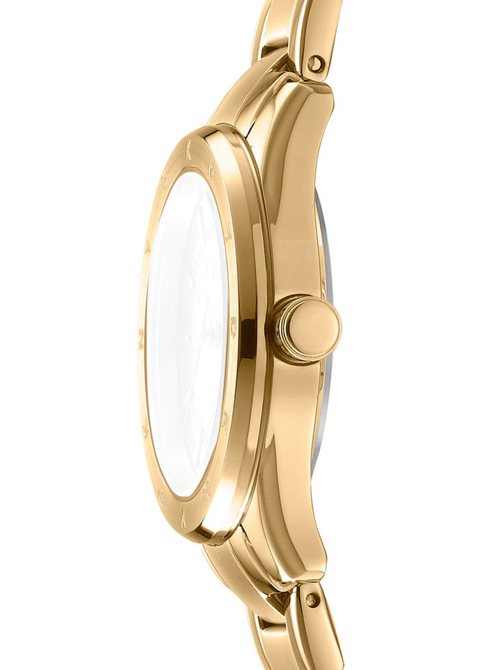 Chambers Sport Quartz Gold Round Dial Women's Watch - DK1L018M0035