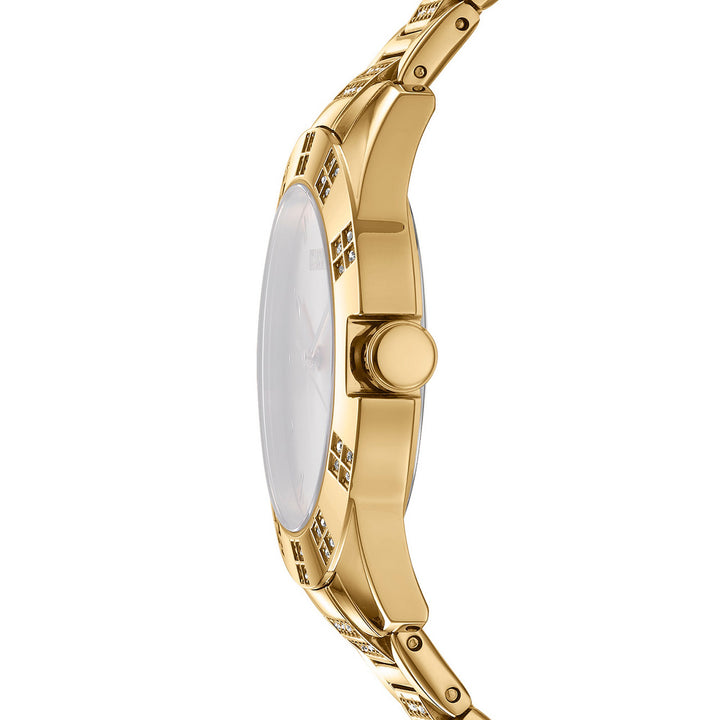 Park Ave Glitz Quartz Gold Round Dial Women's Watch - DK1L019M0035