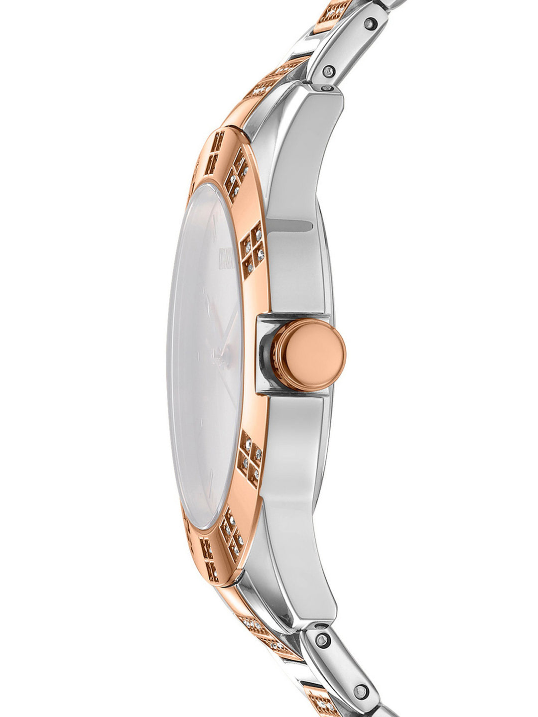 Park Ave Glitz Quartz Silver Round Dial Women's Watch - DK1L019M0075
