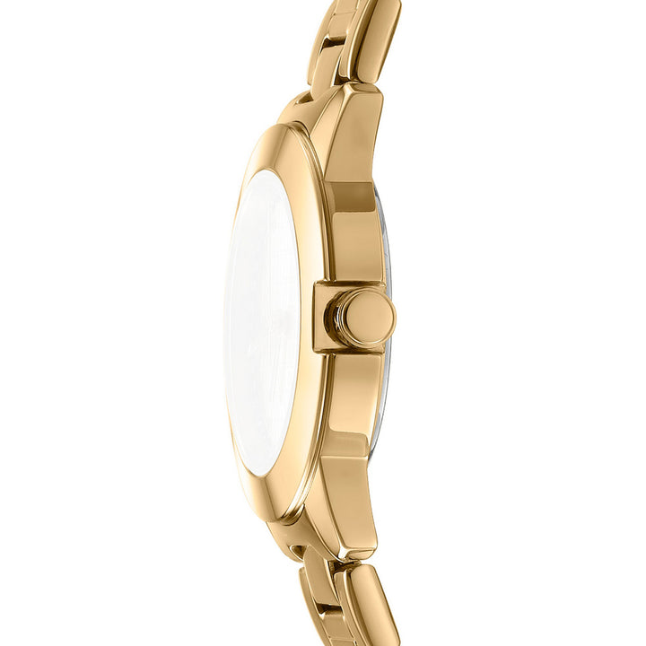 Park Ave Logo Quartz Gold Round Dial Women's Watch - DK1L021M0055