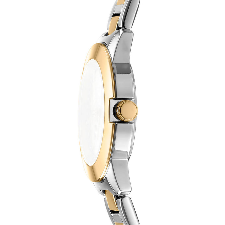 Park Ave Logo Quartz Silver Round Dial Women's Watch - DK1L021M0075
