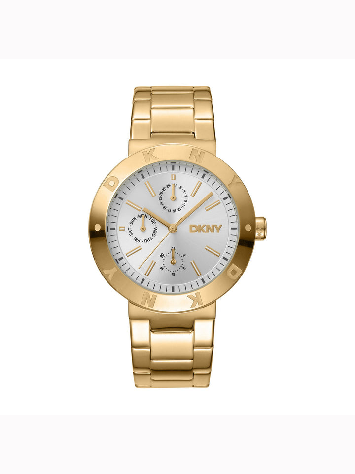 Eastside Maxi Multifunction Silver Round Dial Women&