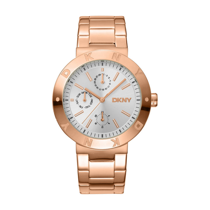 Eastside Maxi Multifunction Silver Round Dial Women's Watch - DK1L022M0045