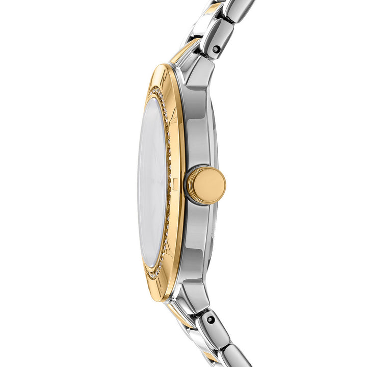 Eastside Logo Quartz Silver Round Dial Women's Watch - DK1L023M0055