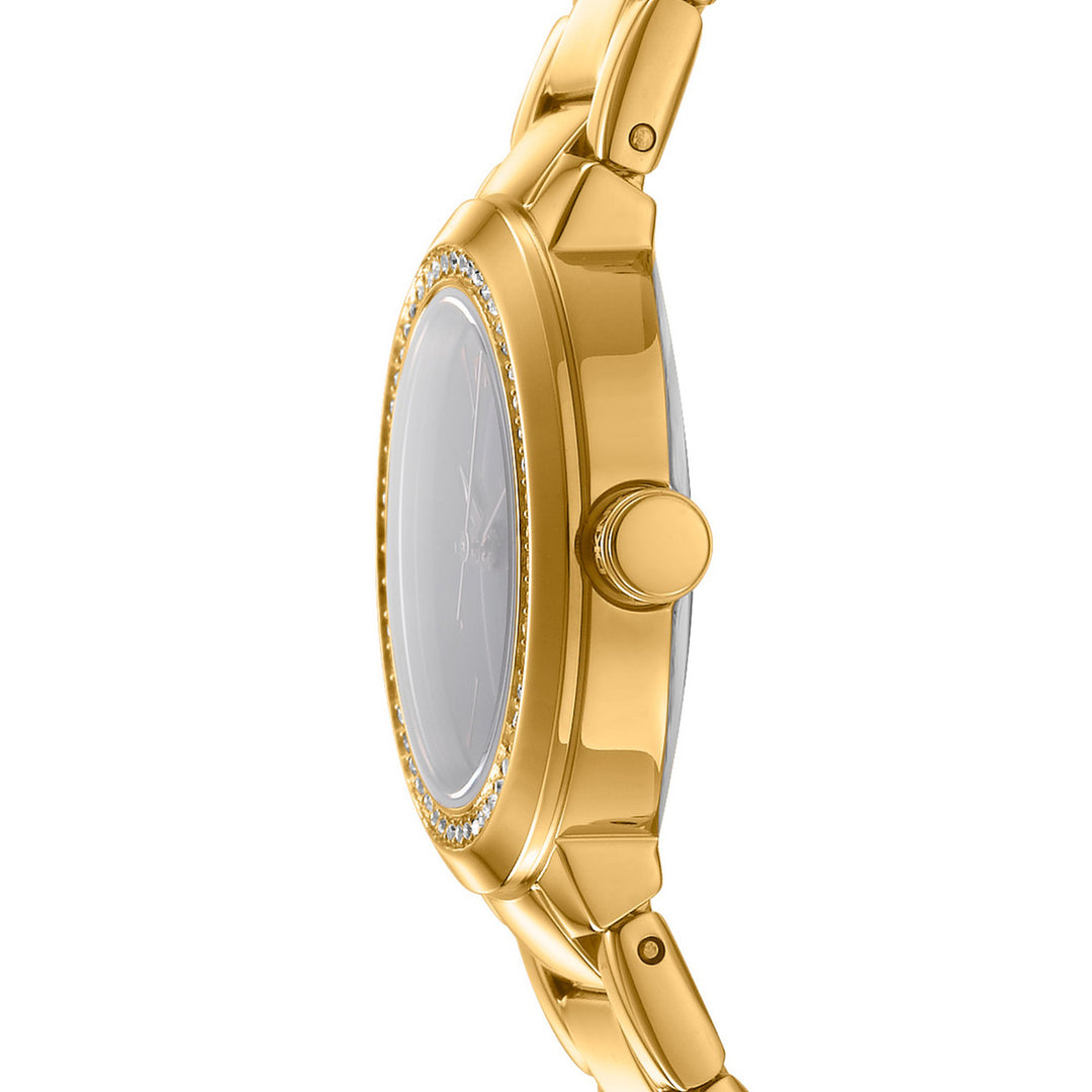 Eastside Mini Quartz Silver Round Dial Women's Watch - DK1L024M0135