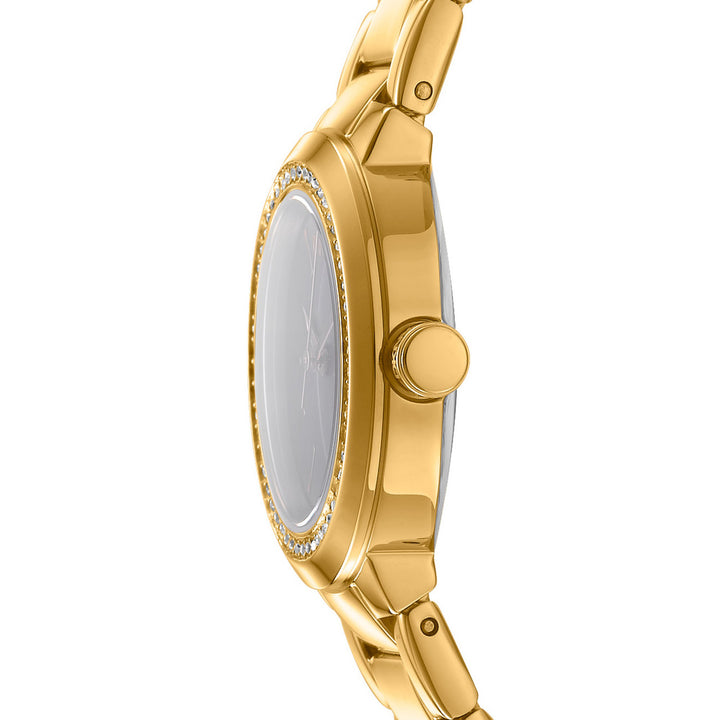 Eastside Mini Quartz Silver Round Dial Women's Watch - DK1L024M0135