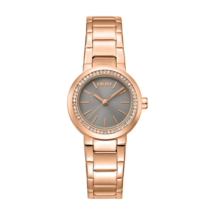 Eastside Mini Quartz Grey Round Dial Women's Watch - DK1L024M0145