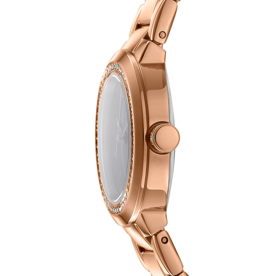 Eastside Mini Quartz Grey Round Dial Women's Watch - DK1L024M0145