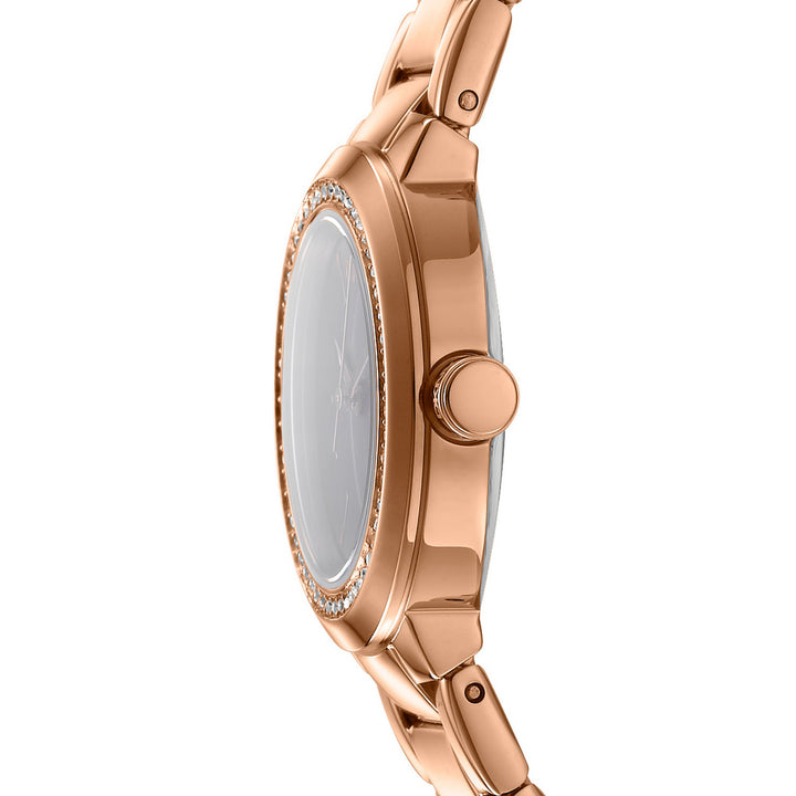 Eastside Mini Quartz Grey Round Dial Women's Watch - DK1L024M0145