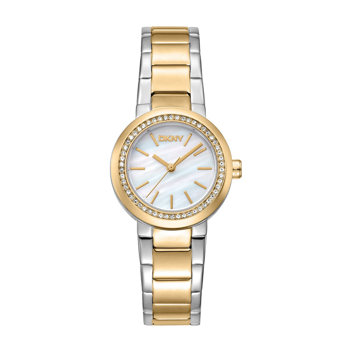 Eastside Mini Quartz White Round Dial Women's Watch - DK1L024M0155