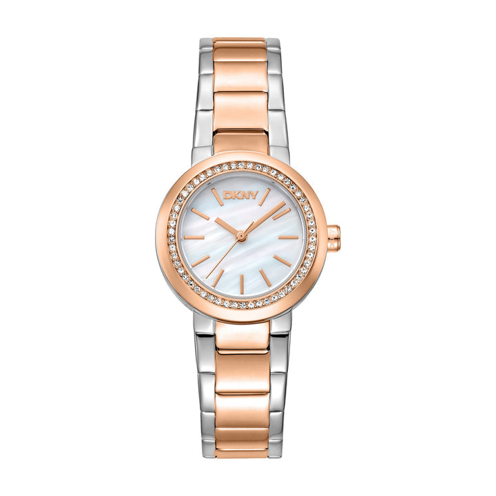 Eastside Mini Quartz White Round Dial Women's Watch - DK1L024M0175