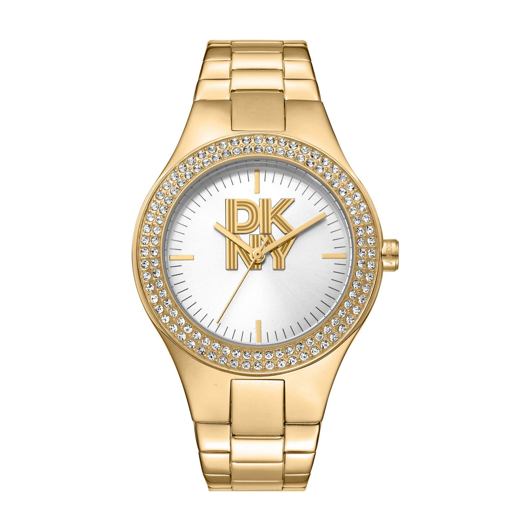 Quartz Silver Round Dial Women's Watch - DK1L025M0045