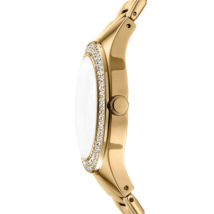 Quartz Silver Round Dial Women's Watch - DK1L025M0045
