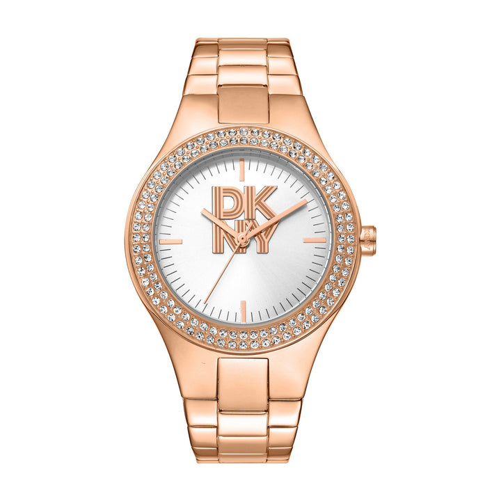 Quartz Silver Round Dial Women's Watch - DK1L025M0065