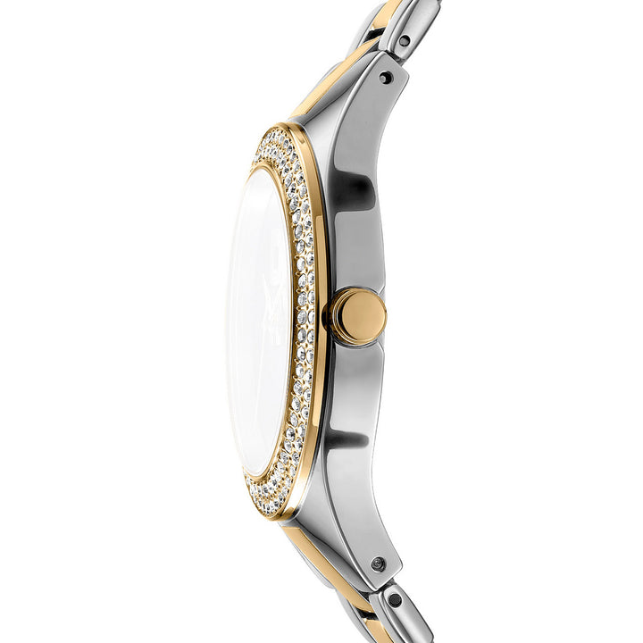 Quartz Silver Round Dial Women's Watch - DK1L025M0075