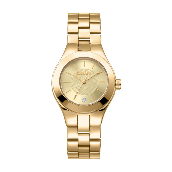 Parsons Midi Quartz Gold Round Dial Women's Watch - DK1L026M0035