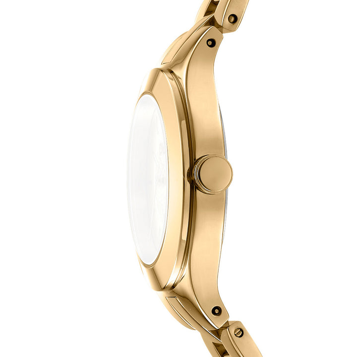 Parsons Midi Quartz Gold Round Dial Women's Watch - DK1L026M0035